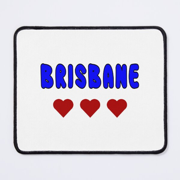 Item preview, Brisbane, la ciudad que amo, corazones rojos de amor designed and sold by AASparksDesigns.