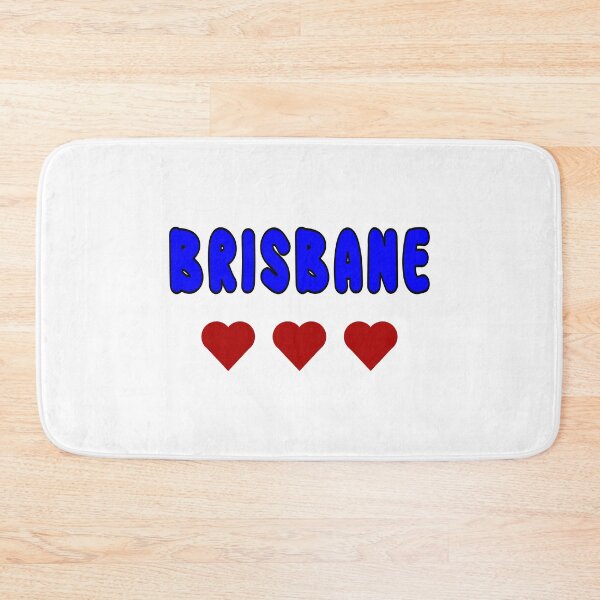 Item preview, Brisbane, The City I Love, Red Love Hearts designed and sold by AASparksDesigns.
