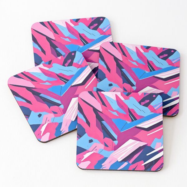 Item preview, Bold Pink and Blue Camouflage Pattern designed and sold by CamouflageLab.
