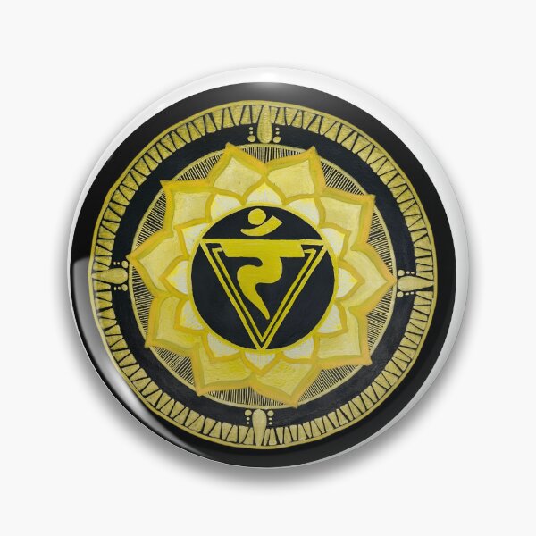 Item preview, Solar Plexus Chakra Energy Mandala designed and sold by soulandhobby.