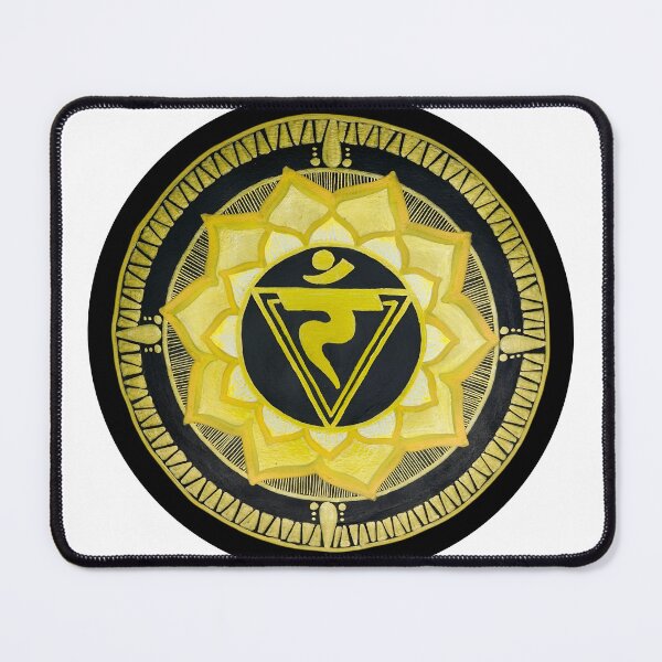Item preview, Solar Plexus Chakra Energy Mandala designed and sold by soulandhobby.