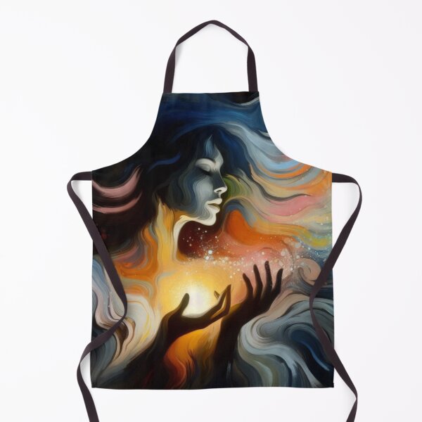 Item preview, art surreal woman magic mysteriously energy colorful love designed and sold by MaciejPetelski.