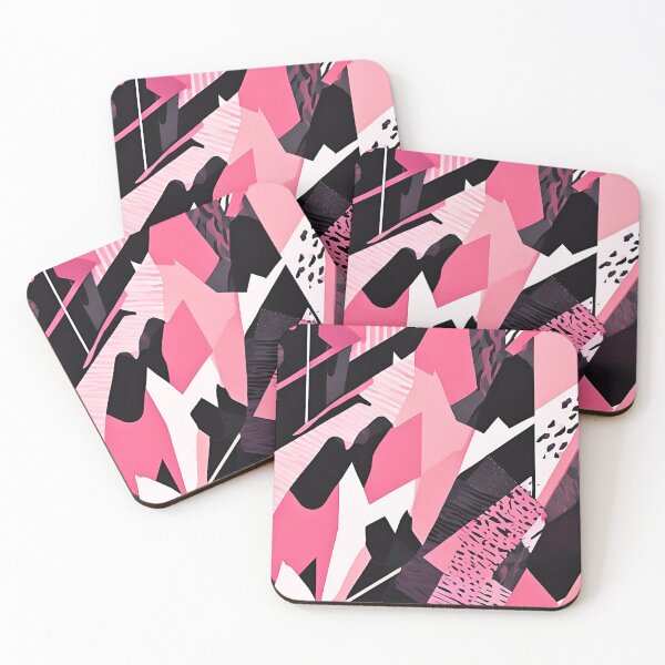 Item preview, Contemporary Pink Black Camo Art designed and sold by CamouflageLab.