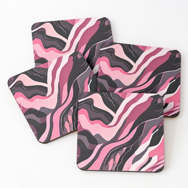 Item preview, Sleek Pink and Black Camo Design designed and sold by CamouflageLab.