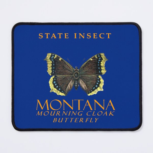 Item preview, Montana Territory Insect The Mourning Cloak Butterfly designed and sold by taiche.