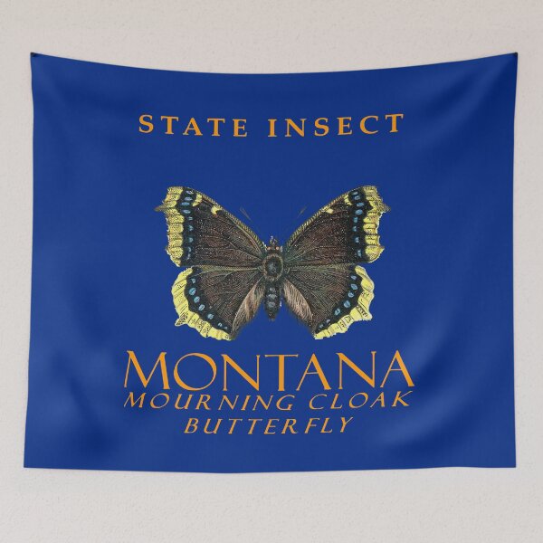 Item preview, Montana Territory Insect The Mourning Cloak Butterfly designed and sold by taiche.