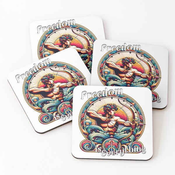 Item preview, Freedom Is Everything – Sagittarius Archer Art Nouveau Style designed and sold by NSB-Design.