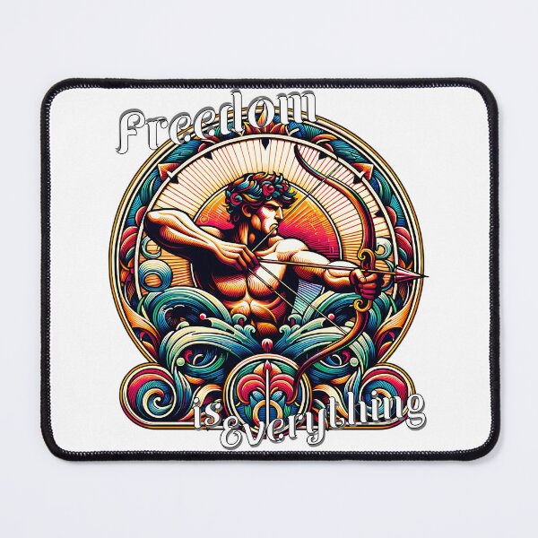 Item preview, Freedom Is Everything – Sagittarius Archer Art Nouveau Style designed and sold by NSB-Design.