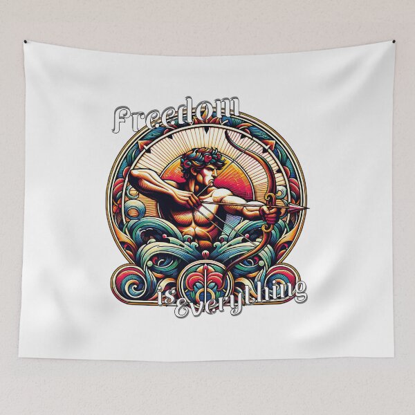 Item preview, Freedom Is Everything – Sagittarius Archer Art Nouveau Style designed and sold by NSB-Design.