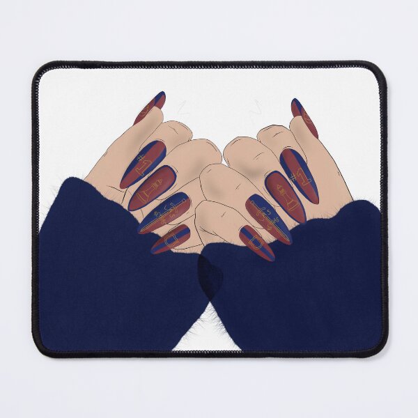 Item preview, Barca Femeni Nails designed and sold by FifaFangirl10.