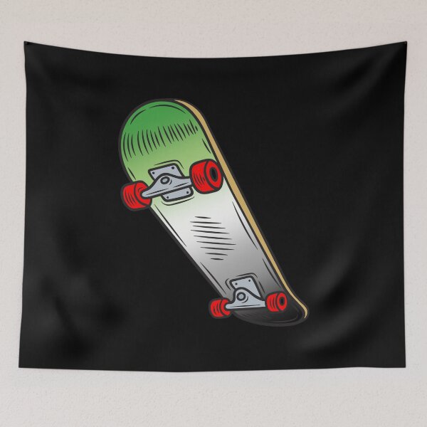 Item preview, Colorful Aromantic Pride Skateboard – Aromantic Skater Art designed and sold by Travelslightly.