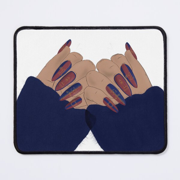 Item preview, Barca Femeni Nails designed and sold by FifaFangirl10.