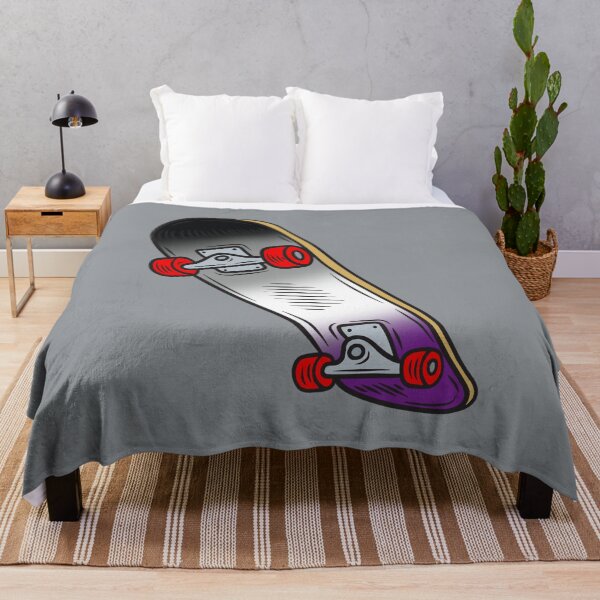 Item preview, Colorful Asexual Pride Skateboard – Asexual Skater Art designed and sold by Travelslightly.