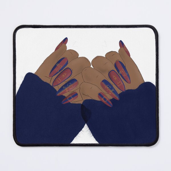Item preview, Barca Femeni Nails designed and sold by FifaFangirl10.