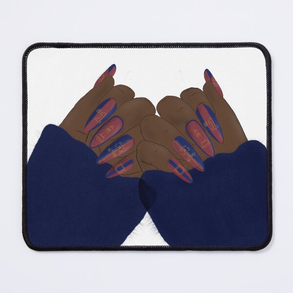 Item preview, Barca Femeni Nails designed and sold by FifaFangirl10.