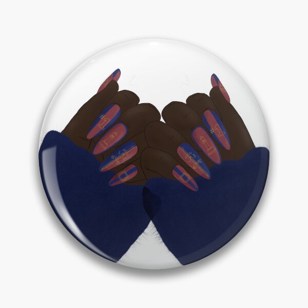 Item preview, Barca Femeni Nails designed and sold by FifaFangirl10.