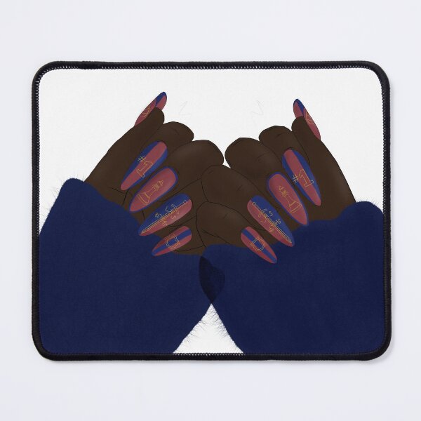 Item preview, Barca Femeni Nails designed and sold by FifaFangirl10.