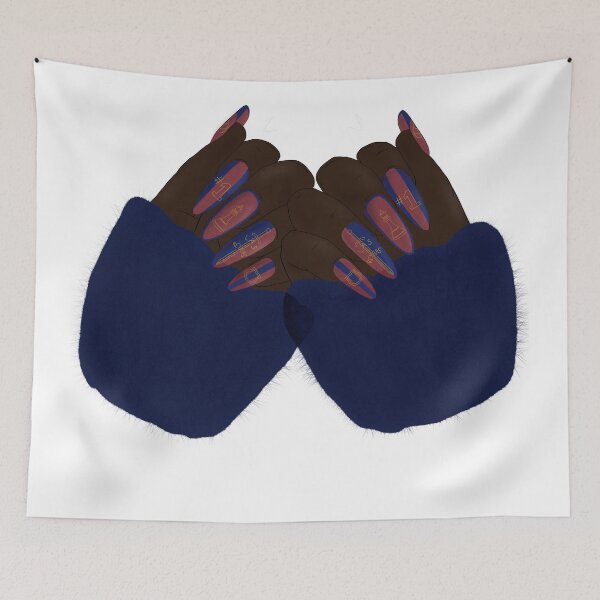 Item preview, Barca Femeni Nails designed and sold by FifaFangirl10.