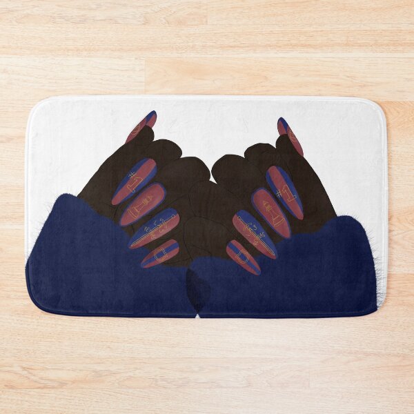 Item preview, Barca Femeni Nails designed and sold by FifaFangirl10.