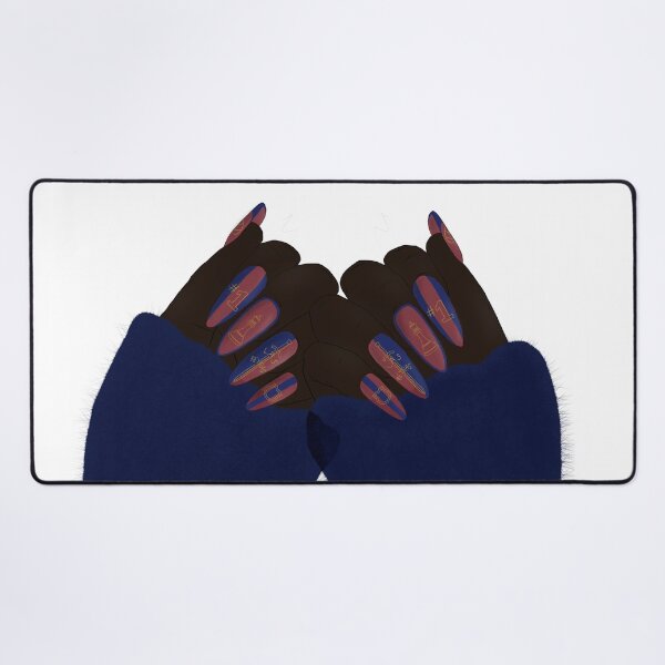 Item preview, Barca Femeni Nails designed and sold by FifaFangirl10.