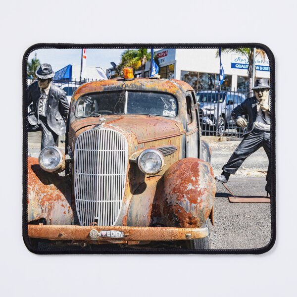 Item preview, Blues Brothers and Bluesmobile metal art designed and sold by Martin Berry Photography.