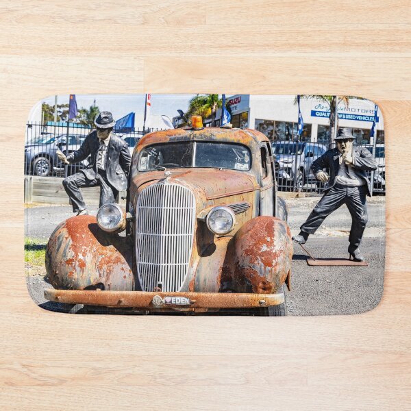 Item preview, Blues Brothers and Bluesmobile metal art designed and sold by Martin Berry Photography.