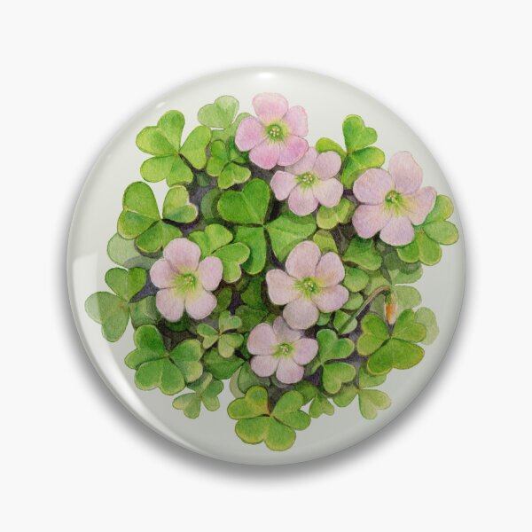 Item preview, Watercolor painting of oxalis designed and sold by minsillust.