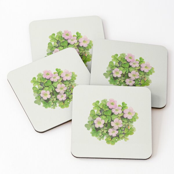 Item preview, Watercolor painting of oxalis designed and sold by minsillust.