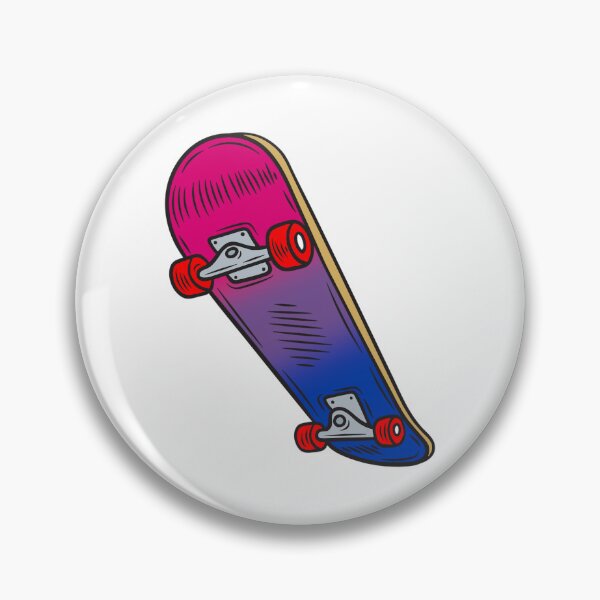 Item preview, Colorful Bisexual Pride Skateboard – Bi Skater Art designed and sold by Travelslightly.