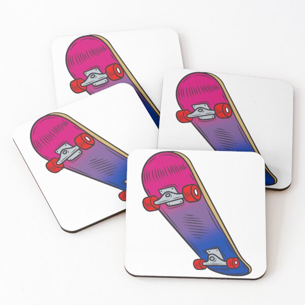 Item preview, Colorful Bisexual Pride Skateboard – Bi Skater Art designed and sold by Travelslightly.