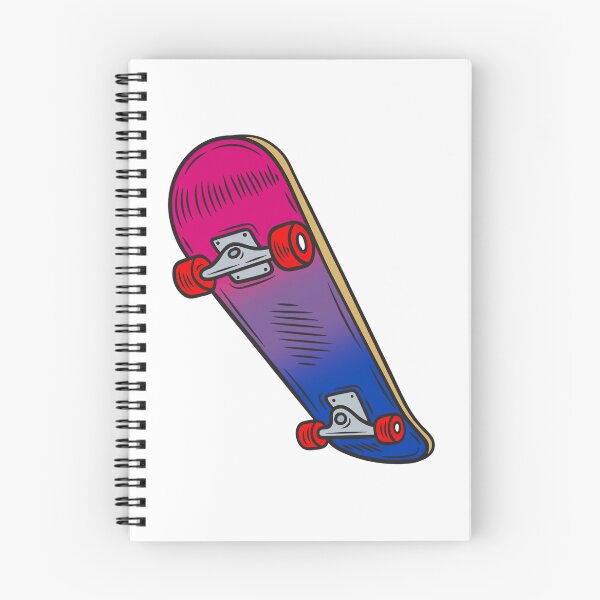 Item preview, Colorful Bisexual Pride Skateboard – Bi Skater Art designed and sold by Travelslightly.
