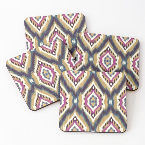 Item preview, Traditional Ethnic Ikat Abstract Motif  designed and sold by BWDecorPattern.