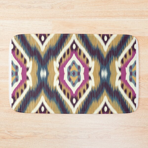 Item preview, Traditional Ethnic Ikat Abstract Motif  designed and sold by BWDecorPattern.