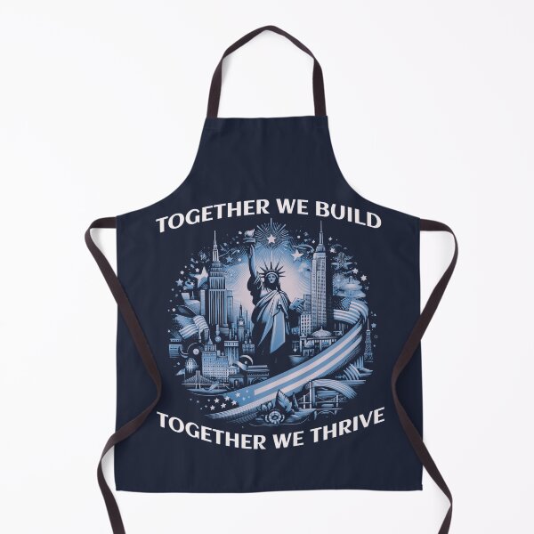 Item preview, Together We Build Liberty’s Glow In Blue Skies designed and sold by SplashTastic.