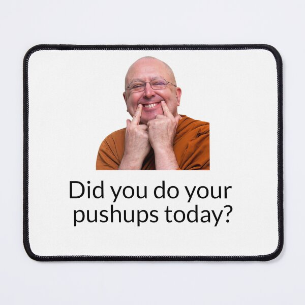 Item preview, Ajahn Brahm: Pushups designed and sold by KindfulQuotes.