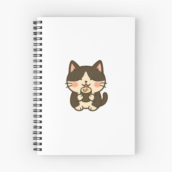 Item preview, Tuxedo Cat Enjoying a Gimbap designed and sold by yogisheaven.