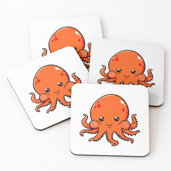 Artikelvorschau, Niedlicher Oktopus – verspieltes Meereslebewesen-Design entworfen und verkauft von Templatemini.