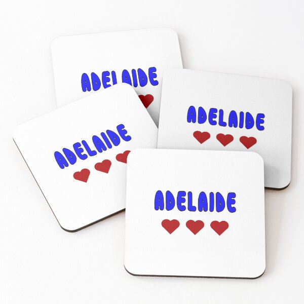Item preview, Adelaide, The City I Love, Red Love Hearts designed and sold by AASparksDesigns.