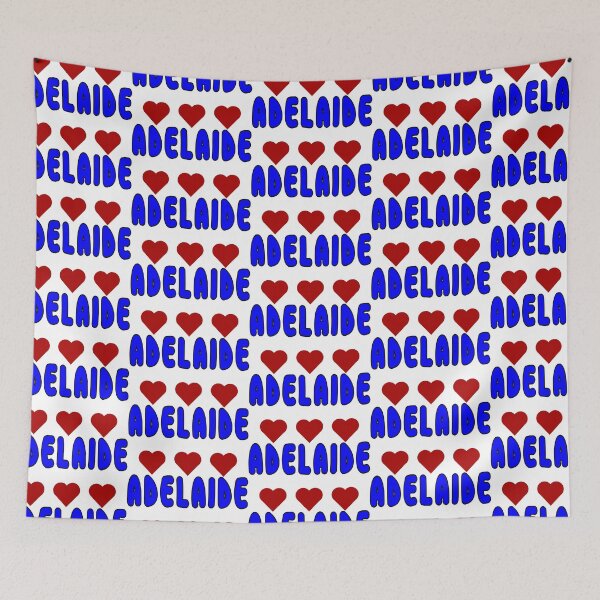 Item preview, Adelaide, The City I Love, Red Love Hearts designed and sold by AASparksDesigns.