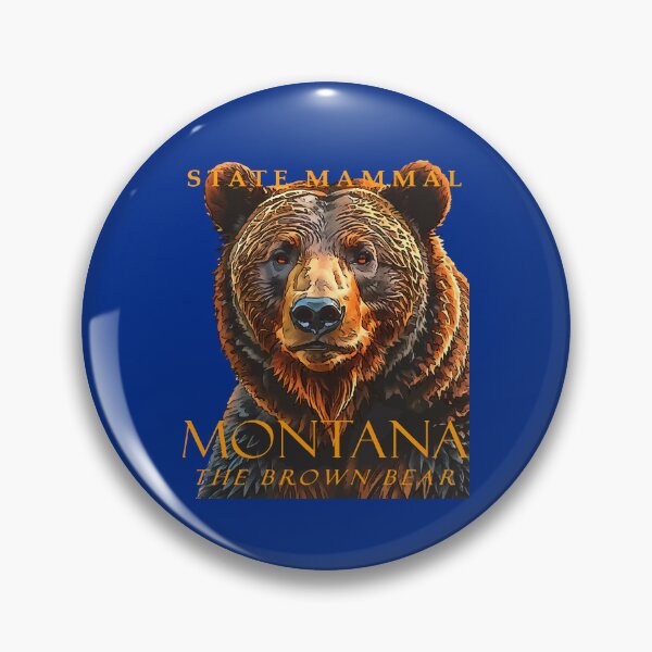 Item preview, Montana Territory Mammal The Brown Bear designed and sold by taiche.