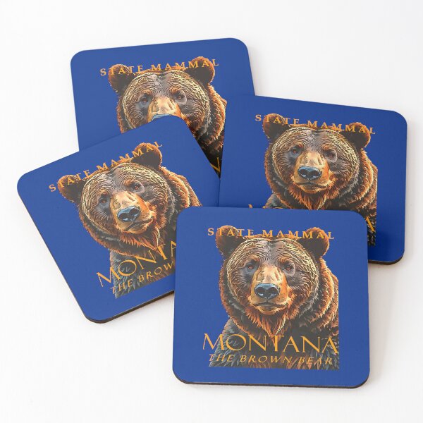 Item preview, Montana Territory Mammal The Brown Bear designed and sold by taiche.