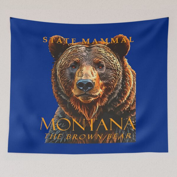 Item preview, Montana Territory Mammal The Brown Bear designed and sold by taiche.