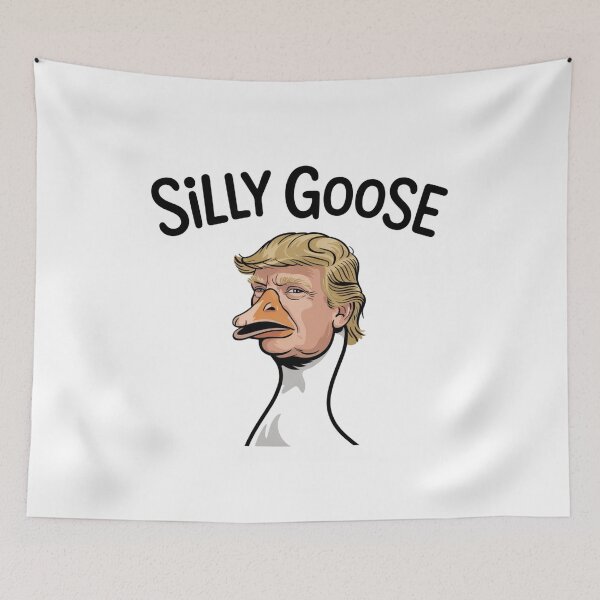 Item preview, Trump, Goose, Silly, funnyfits70, Humor, Funny, retro, vintages, funny quotes, animal humor, designed and sold by FunnyFits70.