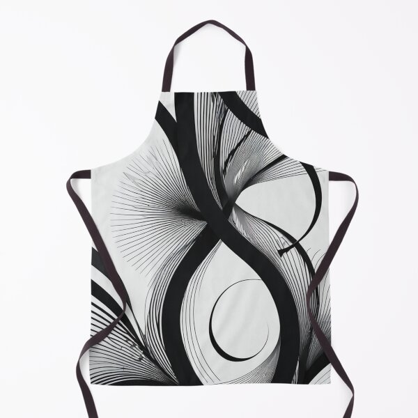 Item preview, Minimal and Modern Black and White Abstract Flow designed and sold by SublimeMusings.