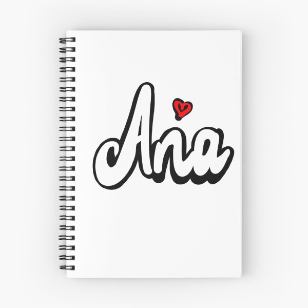 Item preview, Ana popular girls first name in white. Personalized personalised customised name Ana designed and sold by Artonmytee.