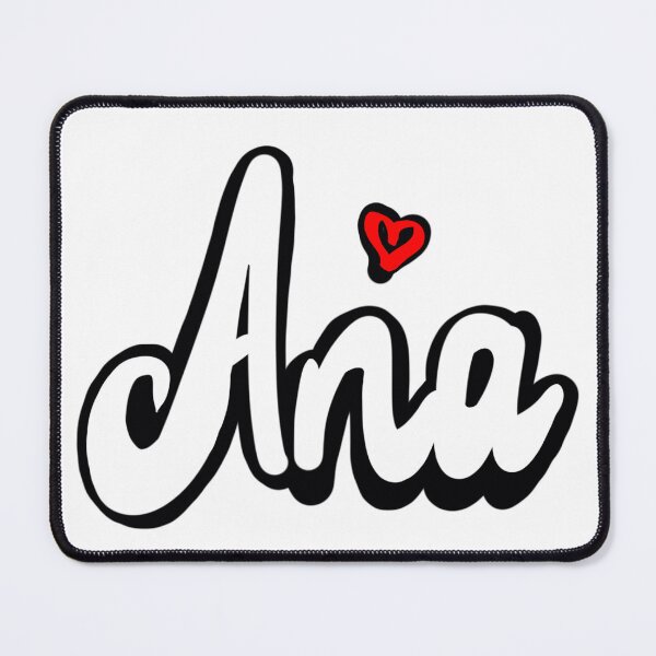 Item preview, Ana popular girls first name in white. Personalized personalised customised name Ana designed and sold by Artonmytee.