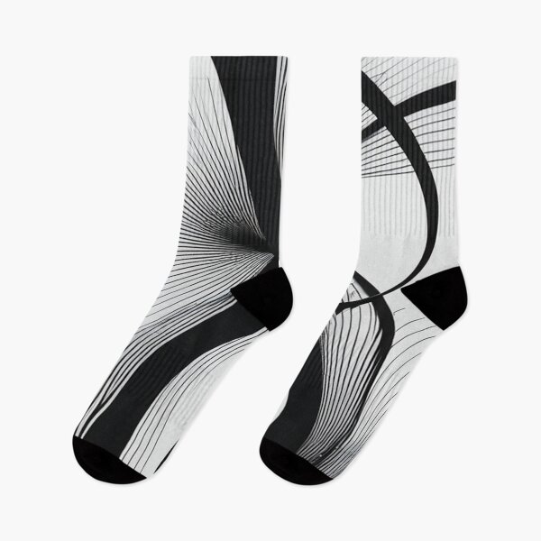 Item preview, Minimal and Modern Black and White Abstract Flow designed and sold by SublimeMusings.