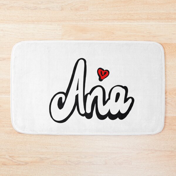 Item preview, Ana popular girls first name in white. Personalized personalised customised name Ana designed and sold by Artonmytee.