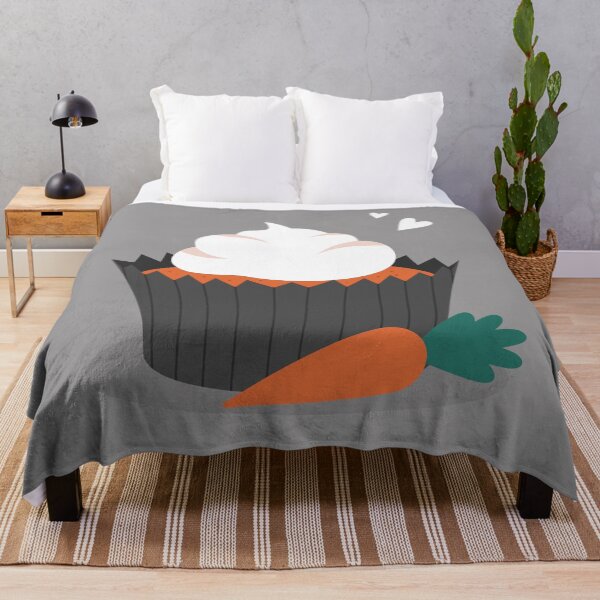 Item preview, Flat Design Illustration with Carrot Cupcake designed and sold by AlginaPugachova.