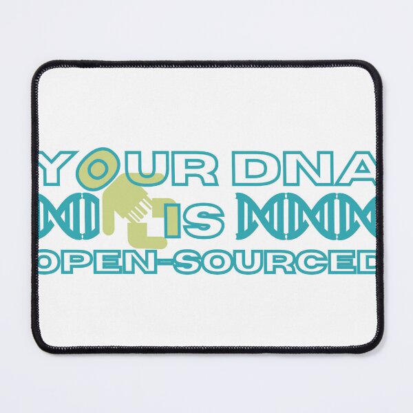 Item preview,  “Your DNA Is Open-Source” – Biotech Satire Sticker/Poster/Apparel designed and sold by CherryGallery.